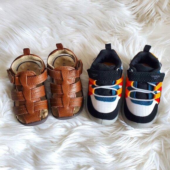 OshKosh/Carter's Boy Shoe Bundle SZ 4 - Picture 3 of 16